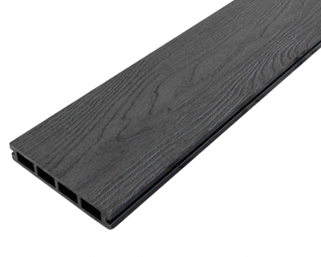 Террасная доска ДПК Outdoor 3D ARIZONA Чёрный